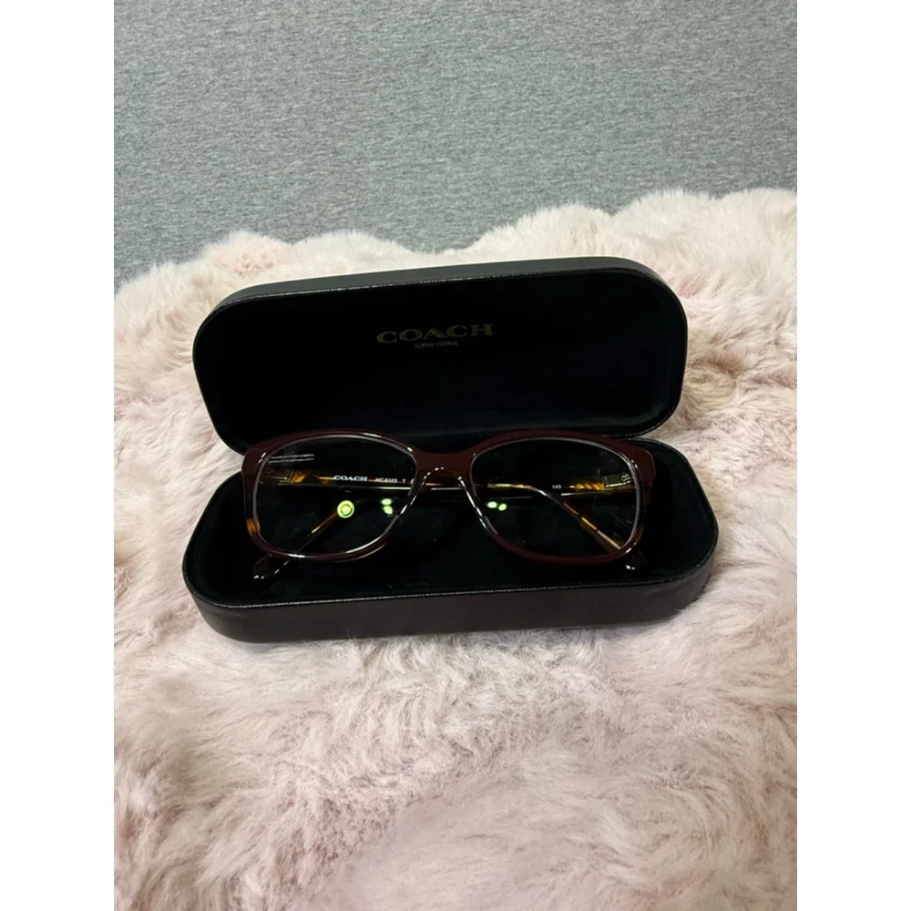 Women's Coach Eyeglasses Brown Tortoise Size 54-16-140